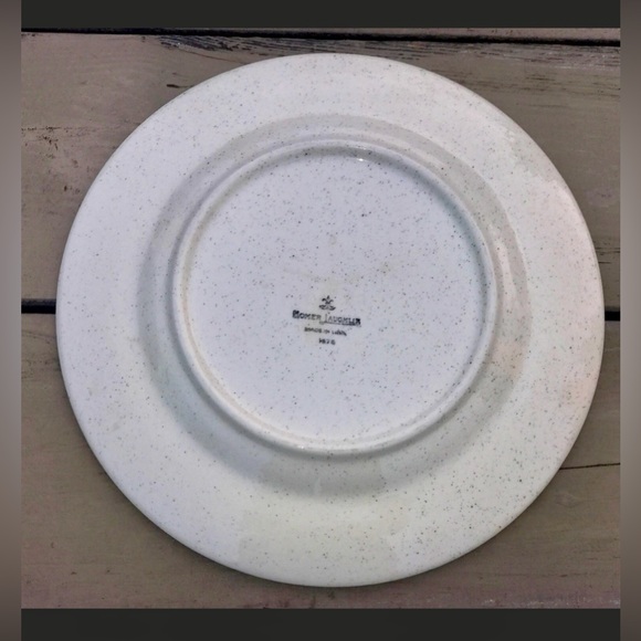 Mid Century Vtg Discontinued Homer Laughlin Speckled Stoneware Plate - Picture 8 of 8